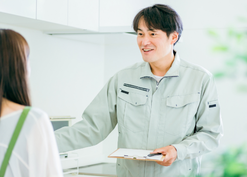 30分圏内施工95％以上 イメージ写真