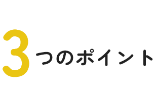 3つのポイント