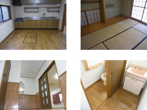 賃貸一戸建て【家族に向けた新しい空間作り】全面リノベーション Before